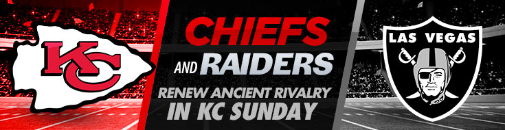Chiefs and Raiders Renew Ancient Rivalry in KC Sunday