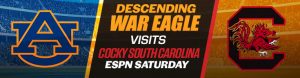 Descending War Eagle Visits Cocky South Carolina ESPN Saturday