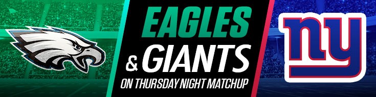 Eagles Host Giants on Thursday Night Matchup