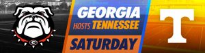 Georgia Hosts Tennessee Saturday