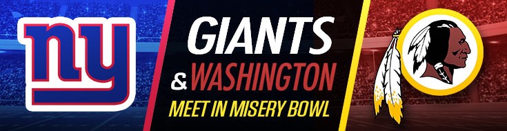 Giants and Washington Meet in Misery Bowl