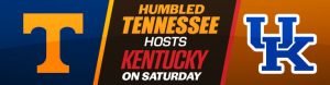 Humbled Tennessee Hosts Kentucky Saturday