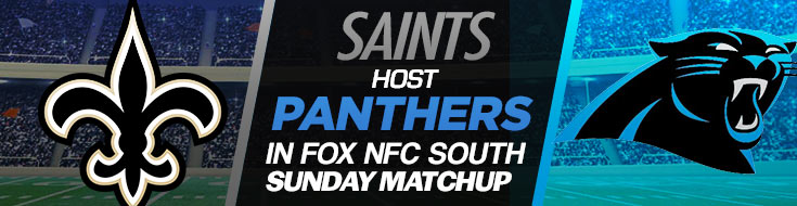 Saints Host Panthers in FOX NFC South Sunday Matchup