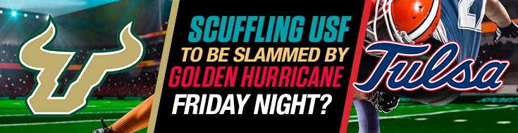 Scuffling USF To Be Slammed by Golden Hurricane Friday Night