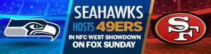 Seahawks Host 49ers in NFC West Showdown on FOX Sunday