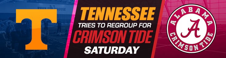 Tennessee Tries to Regroup for Crimson Tide Saturday