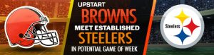 Upstart Browns Meet Established Steelers in Potential Game of Week