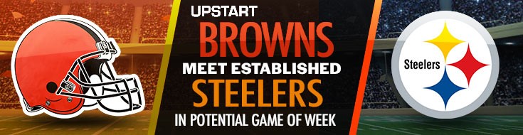 Upstart Browns Meet Established Steelers in Potential Game of Week
