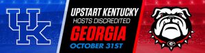 Upstart Kentucky Hosts Discredited Georgia October 31