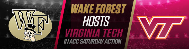 Wake Forest Hosts Virginia Tech in ACC Saturday Action
