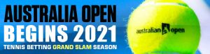 Australia Open Begins 2021 Tennis Betting Grand Slam Season