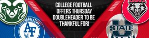 College Football Offers Thursday Doubleheader to be Thankful for!