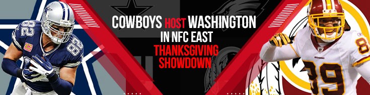 Cowboys Host Washington in NFC East Thanksgiving Showdown