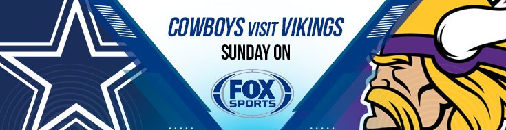 Cowboys Visit Vikings Sunday on FOX