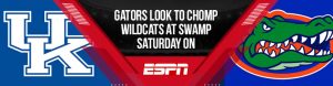 Gators Look to Chomp Wildcats at Swamp Saturday on ESPN