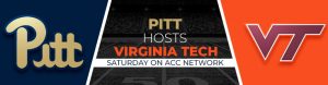 Pitt Hosts Virginia Tech Saturday on ACC Network