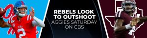 Rebels Look to Outshoot Aggies Saturday on CBS