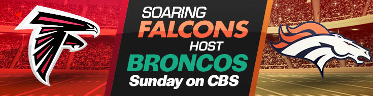 Soaring Falcons Host Broncos Sunday on CBS