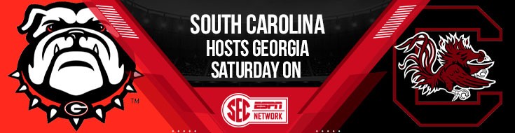 South Carolina Hosts Georgia Saturday on SEC Network