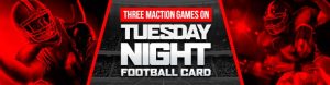 Three MACtion Games on Tuesday Night Football Card
