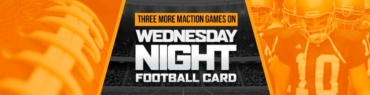 Three More MACtion Games on Wednesday Night Football Card!