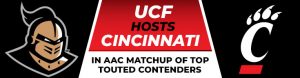 UCF Hosts Cincinnati In AAC Matchup of Top Touted Contenders