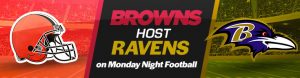 Browns Host Ravens on Monday Night Football