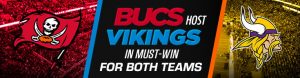 Bucs Host Vikings in Must-Win for Both Teams