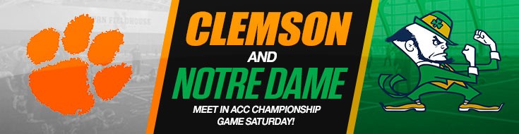 Clemson and Notre Dame Meet in ACC Championship Game Saturday!