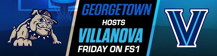 Georgetown Hosts Villanova Friday on FS1