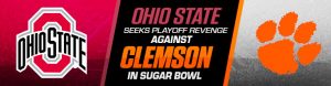 Ohio State Buckeyes vs. Clemson Tigers