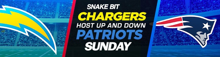 Snake Bit Chargers Host Up and Down Patriots Sunday