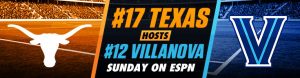 Villanova Wildcats vs. Texas Longhorns NCAA Basketball Betting on ESPN