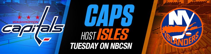 Caps Host Isles Tuesday on NBCSN