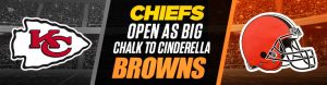 Chiefs Open as Big Chalk vs. Browns NFL Divisional Playoffs Odds & Pick