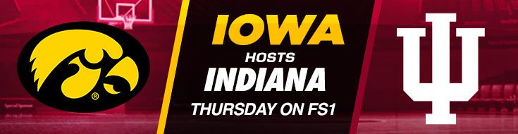 Iowa Hosts Indiana Thursday on FS1