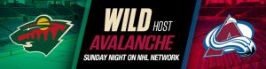 Minnesota Wild Host Colorado Avalanche Sunday Night NHL Betting Odds