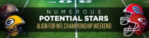 Numerous Potential Stars Align for NFL Championship Weekend