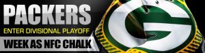 Packers Enter Divisional Playoff Week as NFC Chalk
