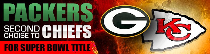 Packers Second Choice to Chiefs for Super Bowl Title