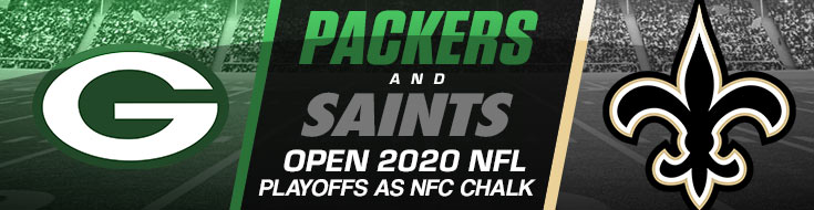 Packers and Saints Open 2020 NFL Playoffs as NFC Chalk