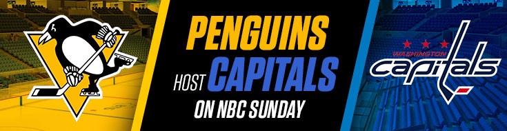 Penguins Host Capitals on NBC Sunday
