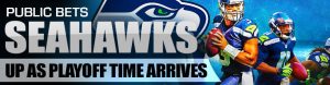 Public Bets Seattle Seahawks Up as Playoff Time Arrives
