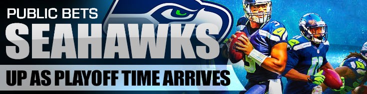 Public Bets Seattle Seahawks Up as Playoff Time Arrives