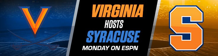 Virginia Hosts Syracuse Monday on ESPN