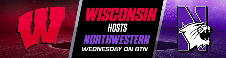 Wisconsin Hosts Northwestern Wednesday on BTN