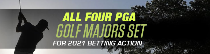 All Four PGA Golf Major Sets of 2021 Betting Action start with The Masters