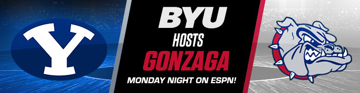 BYU Hosts Gonzaga Monday Night on ESPN