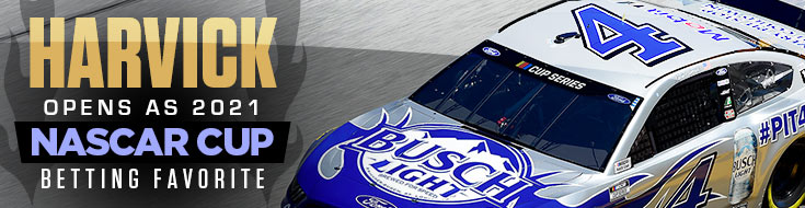 Harvick Opens as 2021 NASCAR Cup Series Betting Favorite Champion