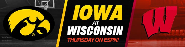 Iowa at Wisconsin Thursday on ESPN!